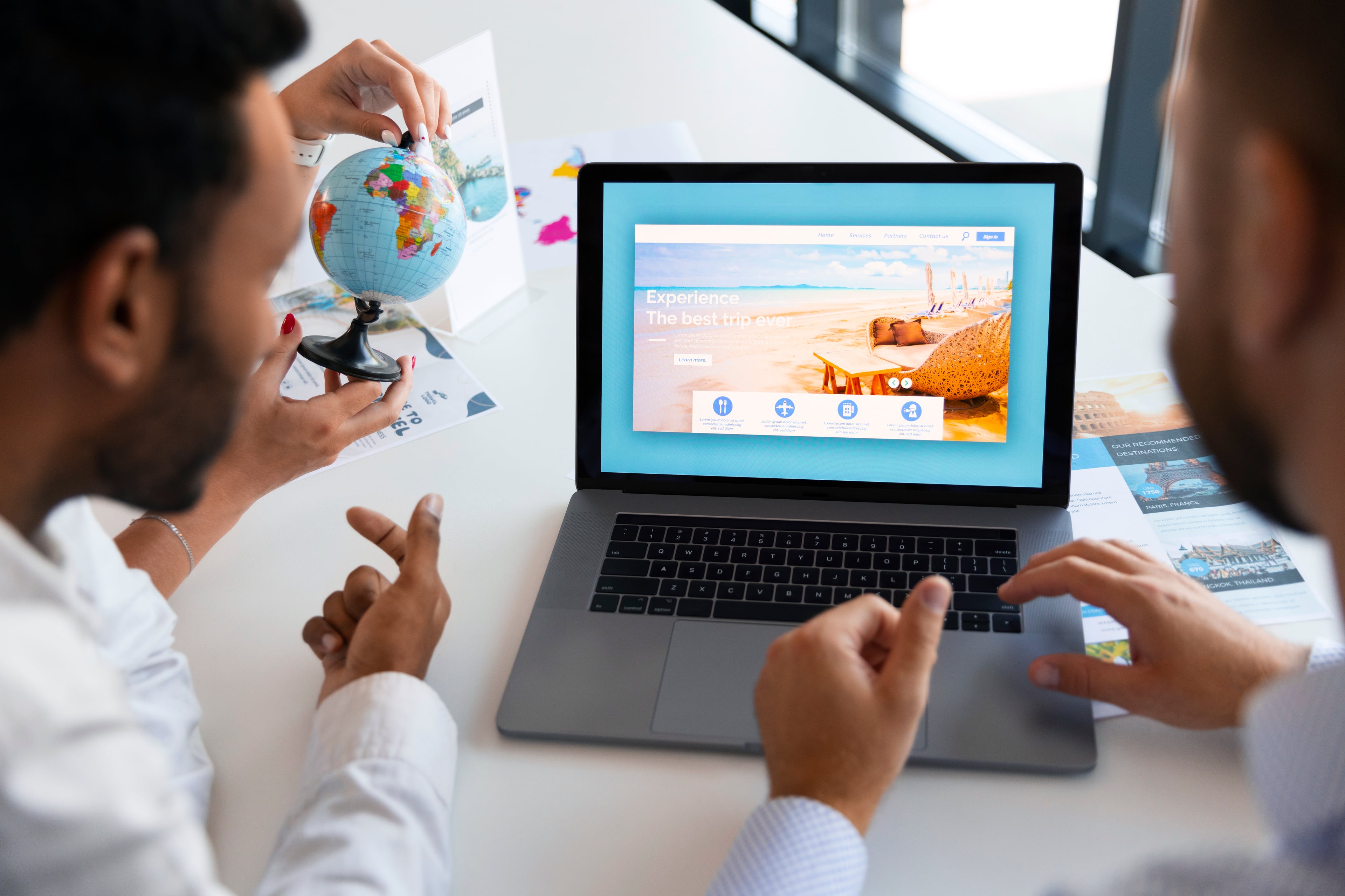 Screenshot of Corporate Website