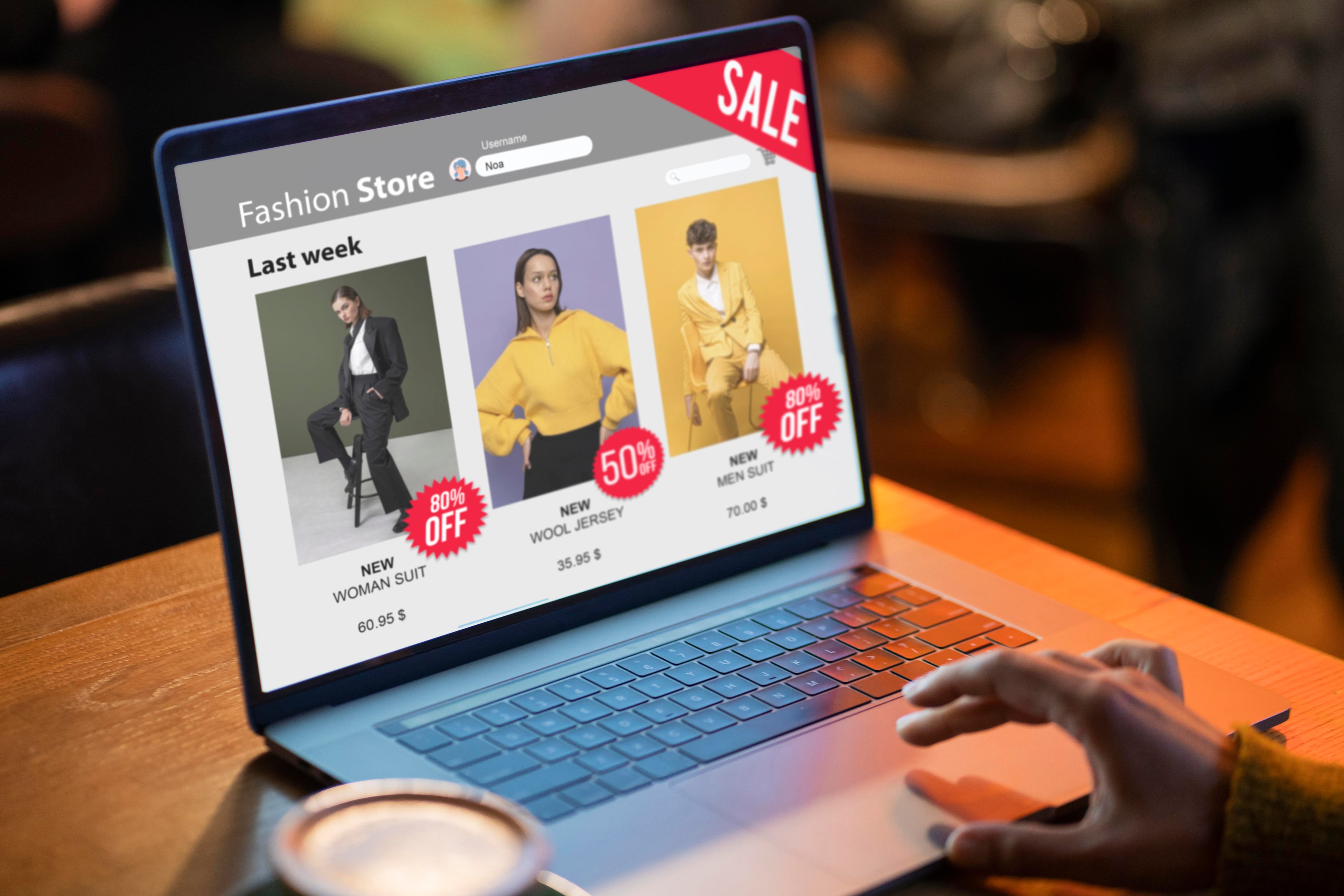Screenshot of E-Commerce Website